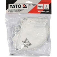 YATO Set 5 masti de protectie pentru praf FFP1..